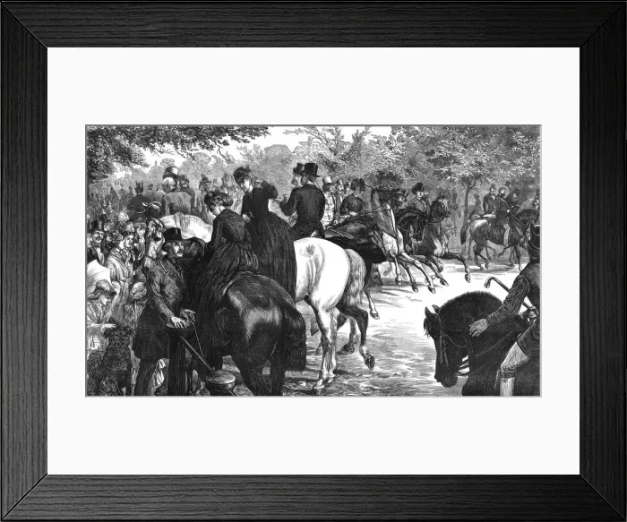 Framed Print : ROTTEN ROW IN SEASON Framed Print : ROTTEN ROW IN SEASON
