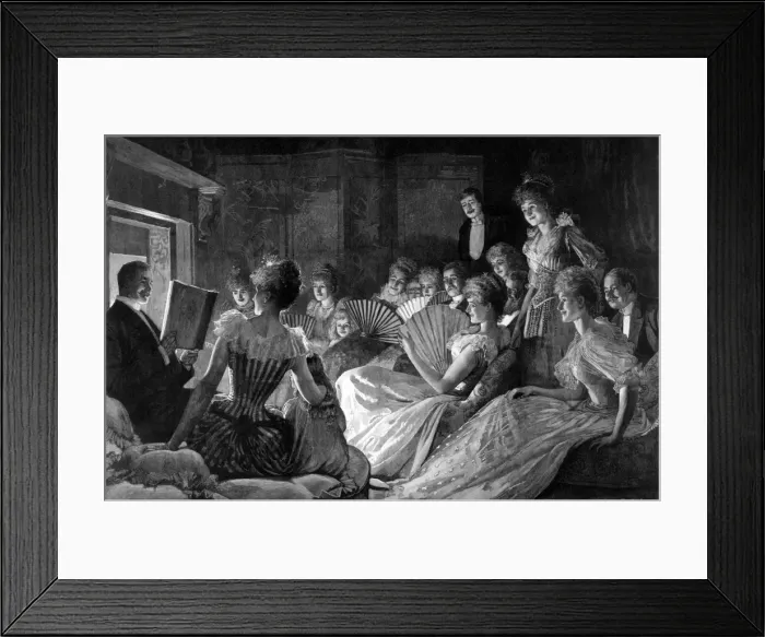Framed Print : Reading a Story Framed Print : Reading a Story