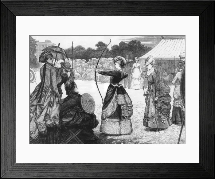 Framed Print : Archery / Women / Leamington Framed Print : Archery / Women / Leamington