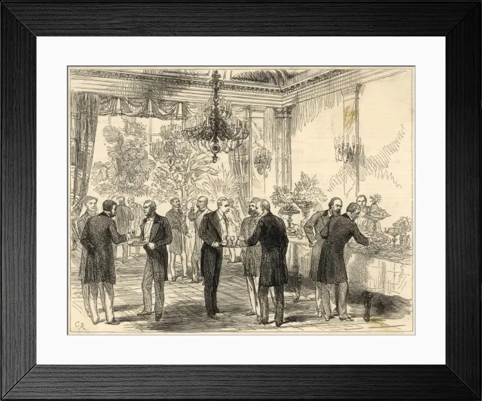 Framed Print : Congress of Berlin  /  1878
