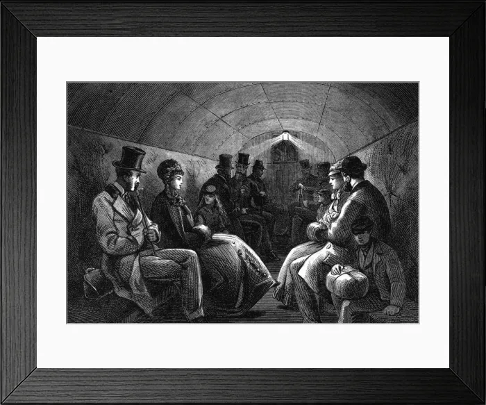 Framed Print : Thames Subway Framed Print : Thames Subway