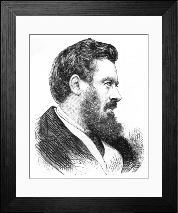 Framed Print : Walter Bagehot / Graphic Framed Print : Walter Bagehot / Graphic