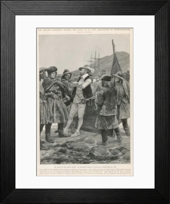 Framed Print : Newfoundland Established