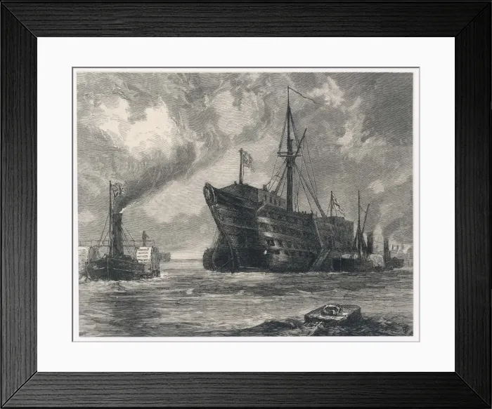 Framed Print : Sailing Ships  /  Dreadnough