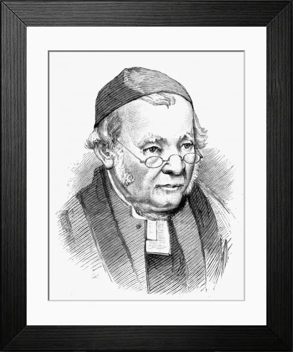 Framed Print : PUSEY (1882)