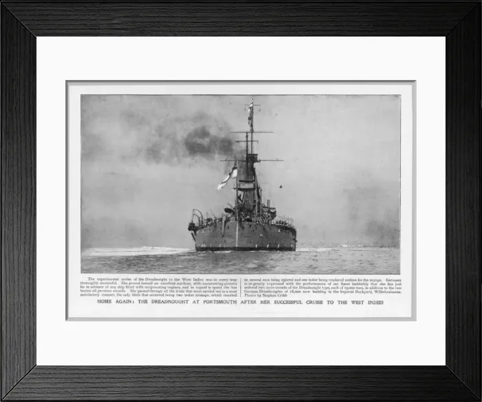 Framed Print : Steamships / Dreadnought Framed Print : Steamships / Dreadnought