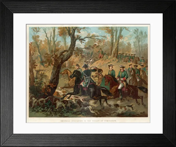 Framed Print : Imperial Stag Hunt Framed Print : Imperial Stag Hunt
