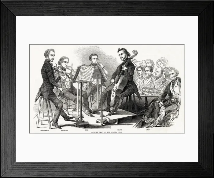 Framed Print : MUSIC  /  CHAMBER  /  QUARTET