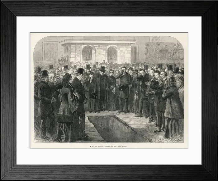 Framed Print : FUNERAL OF MRS BRIGHT Framed Print : FUNERAL OF MRS BRIGHT