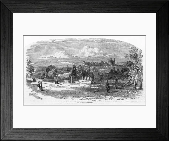 Framed Print : NORWOOD CEMETERY Framed Print : NORWOOD CEMETERY