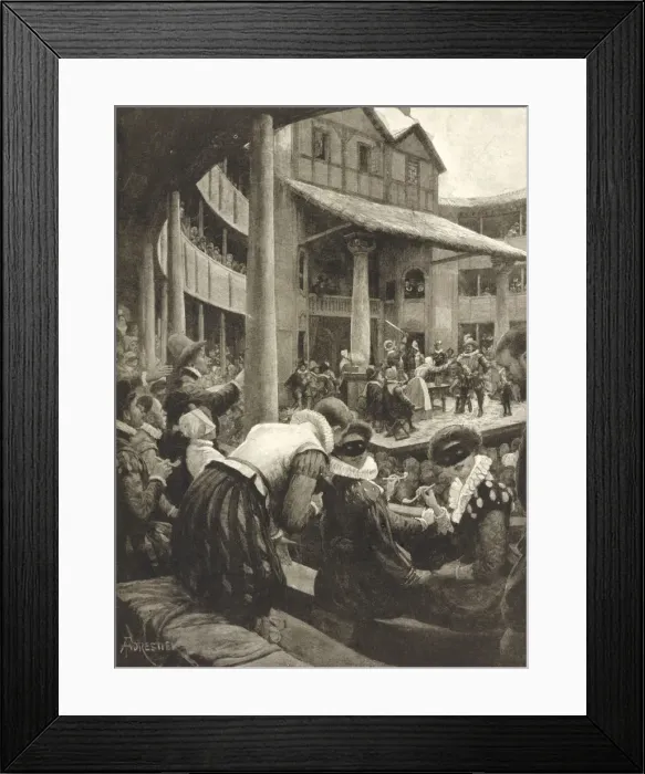 Framed Print : THE GLOBE / HENRY IV C17 Framed Print : THE GLOBE / HENRY IV C17