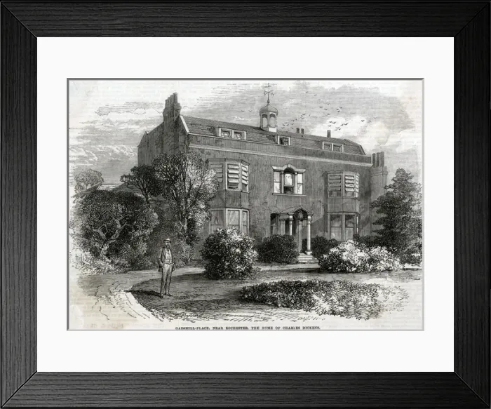Framed Print : Dickens / Gadshill / Iln Framed Print : Dickens / Gadshill / Iln