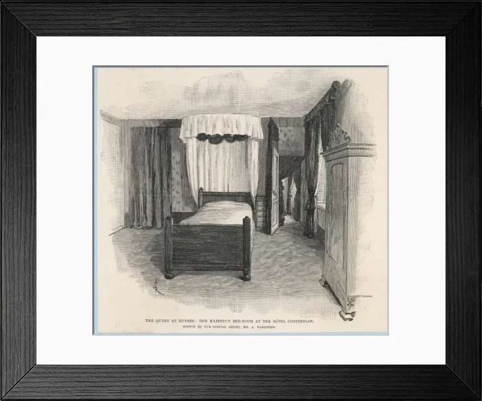 Framed Print : Victorias Room / Hyeres Framed Print : Victorias Room / Hyeres