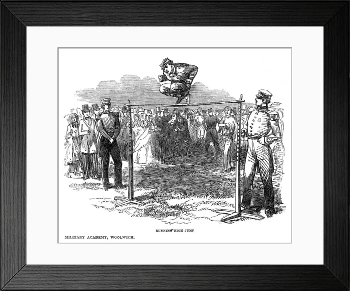 Framed Print : HIGH JUMP 1850