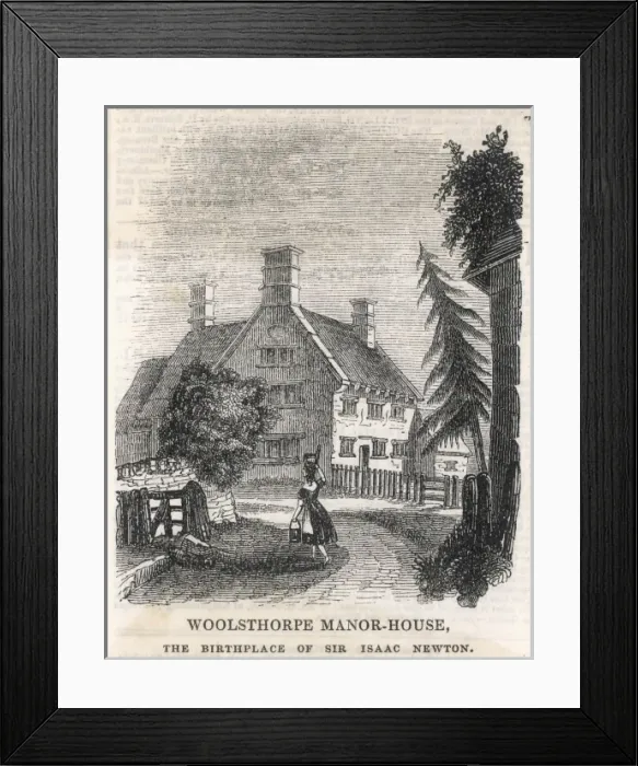 Framed Print : Newton / Woolsthorpe Lincs Framed Print : Newton / Woolsthorpe Lincs
