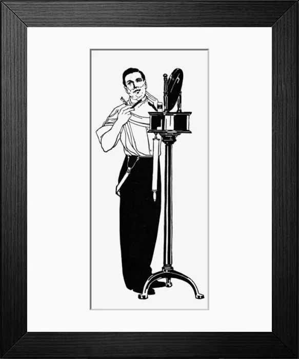 Framed Print : Toilet / Hair / Shaving Framed Print : Toilet / Hair / Shaving