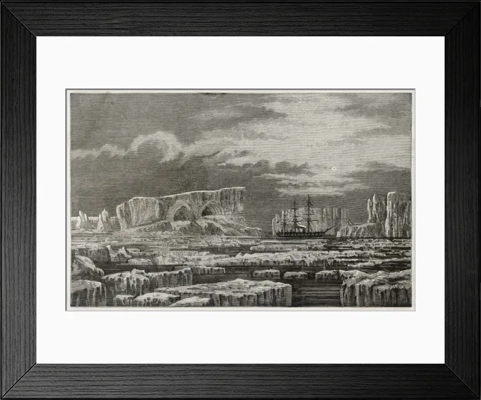 Framed Print : Challenger in Antarctic Framed Print : Challenger in Antarctic