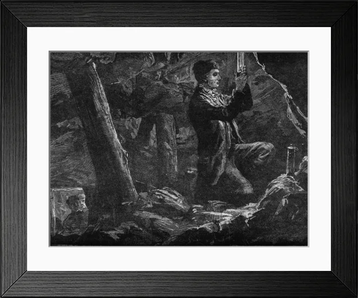 Framed Print : George Stephenson / Mine Framed Print : George Stephenson / Mine
