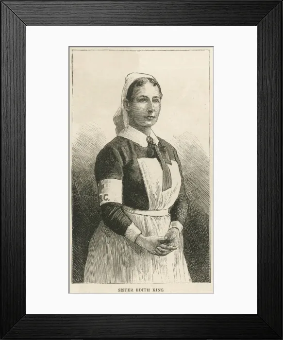 Framed Print : Sister Edith King Framed Print : Sister Edith King