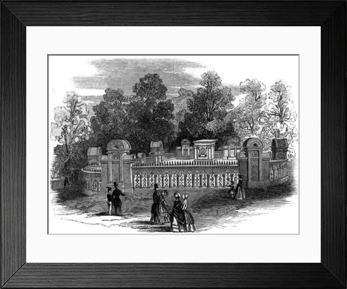 Framed Print : Beckford / Bath Grave Framed Print : Beckford / Bath Grave