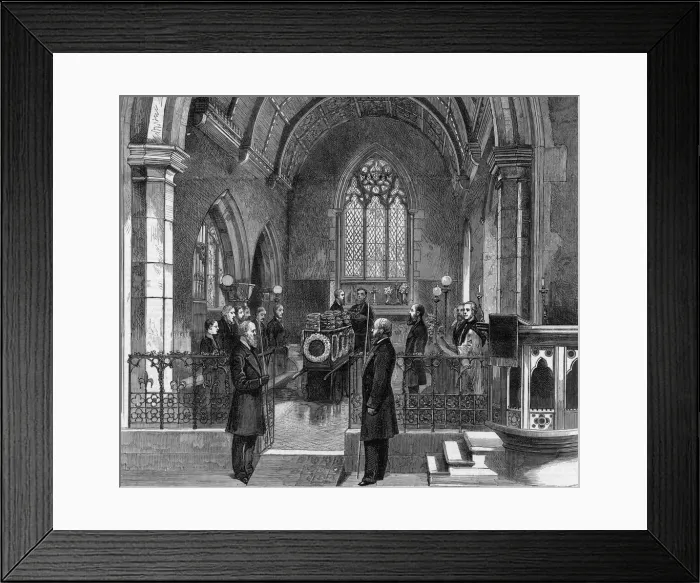 Framed Print : DEATH / FUNERALS / DISRAELI Framed Print : DEATH / FUNERALS / DISRAELI