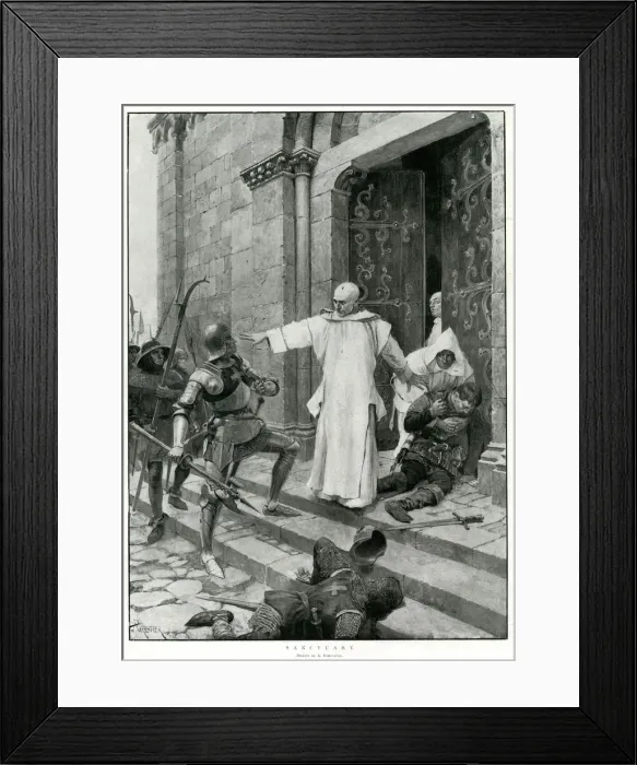 Framed Print : SANCTUARY / CHURCH DOOR Framed Print : SANCTUARY / CHURCH DOOR