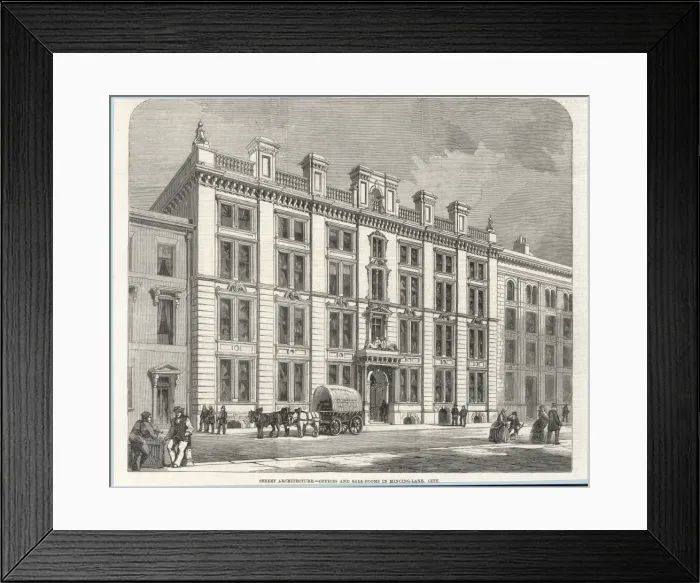 Framed Print : Mincing Lane  /  Building