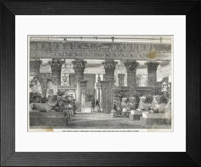 Framed Print : Egyptian Court Framed Print : Egyptian Court