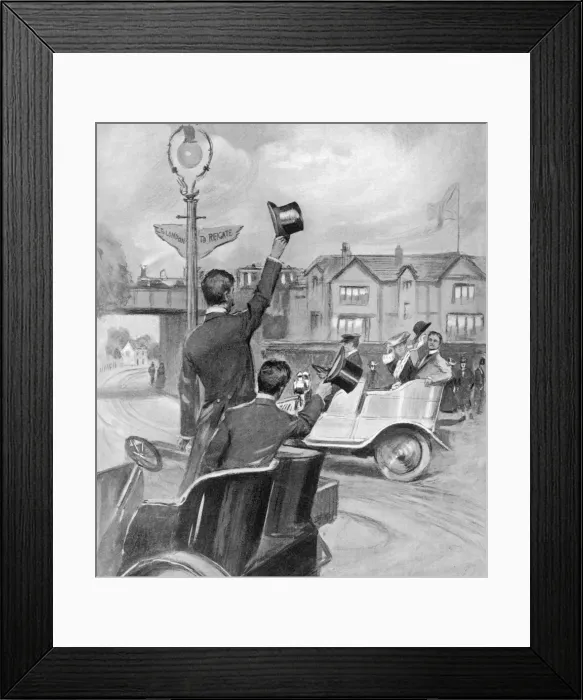 Framed Print : Off on Honeymoon