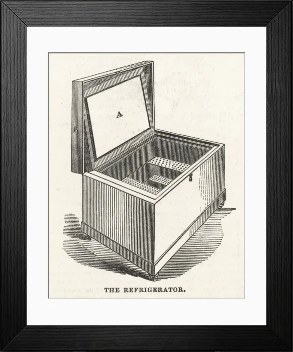 Framed Print : Industry / Ice / Refrigerate Framed Print : Industry / Ice / Refrigerate
