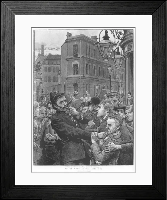 Framed Print : Constable in Trouble
