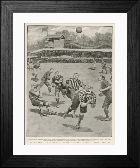 Framed Print : Cup Final 1895 Framed Print : Cup Final 1895
