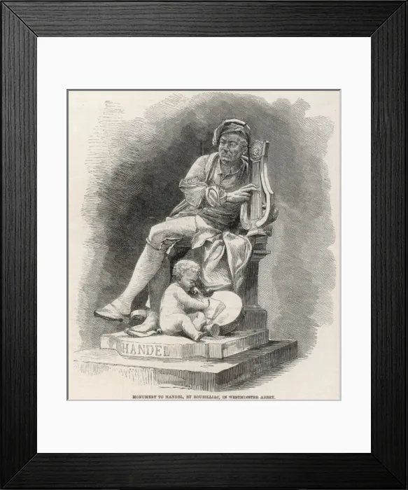 Framed Print : Handel Monument