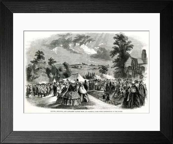 Framed Print : COUNTRY FETE 1858 Framed Print : COUNTRY FETE 1858