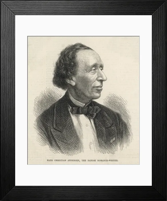 Framed Print : Hans Christian Andersen Framed Print : Hans Christian Andersen