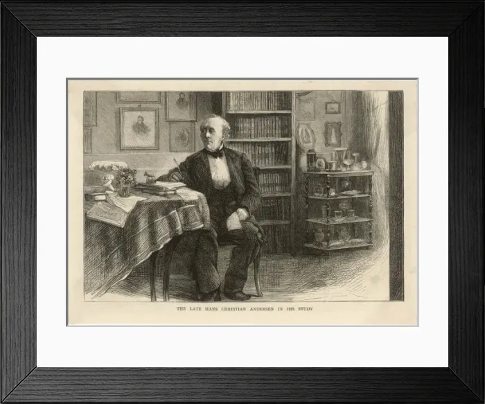 Framed Print : Hans Christian Andersen Framed Print : Hans Christian Andersen