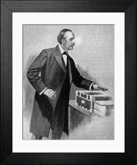 Framed Print : Aj Balfour / Graphic 1907 Framed Print : Aj Balfour / Graphic 1907