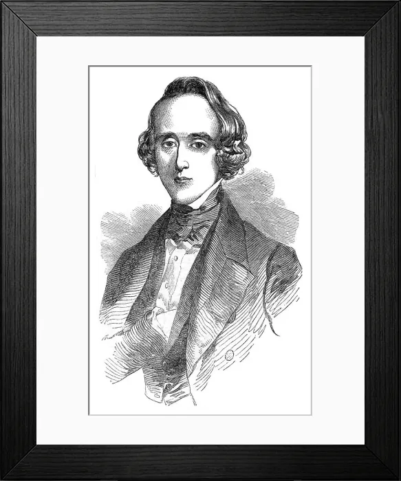Framed Print : CHOPIN / ILN 1849 Framed Print : CHOPIN / ILN 1849