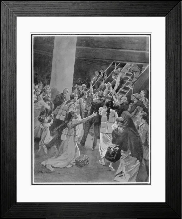 Framed Print : Empress of Ireland Sinks Framed Print : Empress of Ireland Sinks