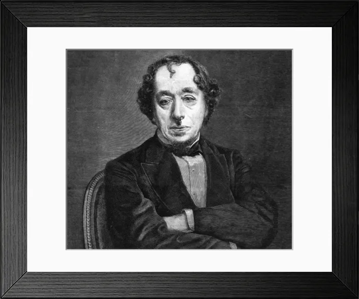Framed Print : Disraeli / Arms Folded Framed Print : Disraeli / Arms Folded