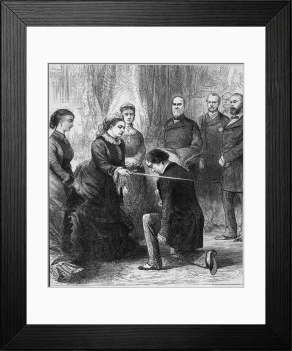 Framed Print : Disraeli / Order of Garter Framed Print : Disraeli / Order of Garter