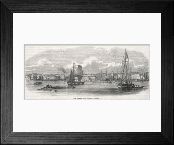 Framed Print : New Orleans  /  Panorama
