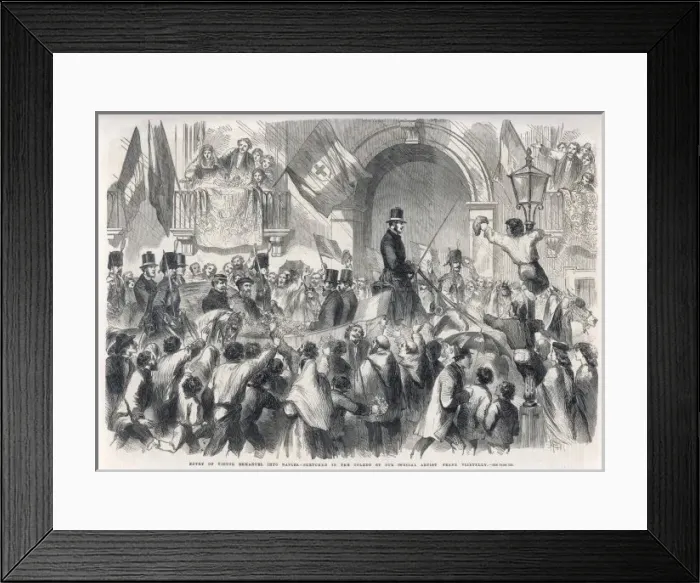 Framed Print : Garibaldi  /  Emanuele  /  Milan