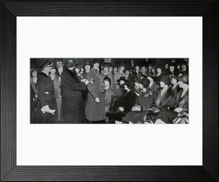 Framed Print : Strike  /  Womens Corp