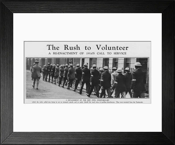 Framed Print : Strike  /  Constables