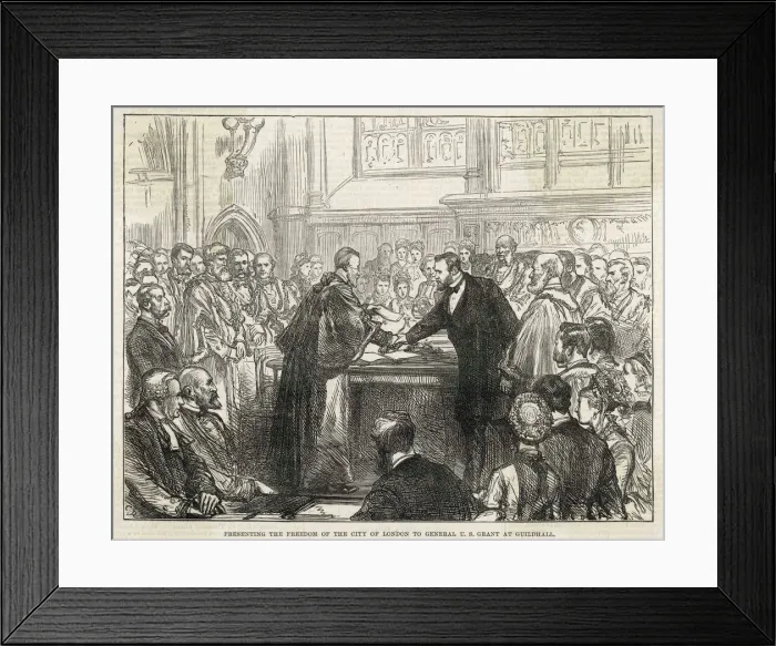 Framed Print : Ulyssess Grant / Freedom Framed Print : Ulyssess Grant / Freedom