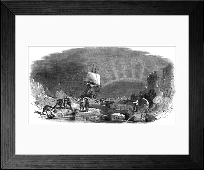 Framed Print : Ross / Cutting the Ice Framed Print : Ross / Cutting the Ice