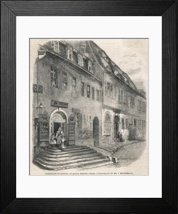 Framed Print : Handel Birthplace / Halle Framed Print : Handel Birthplace / Halle