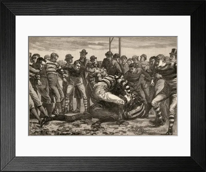 Framed Print : Sport / Rugby / Maul Framed Print : Sport / Rugby / Maul