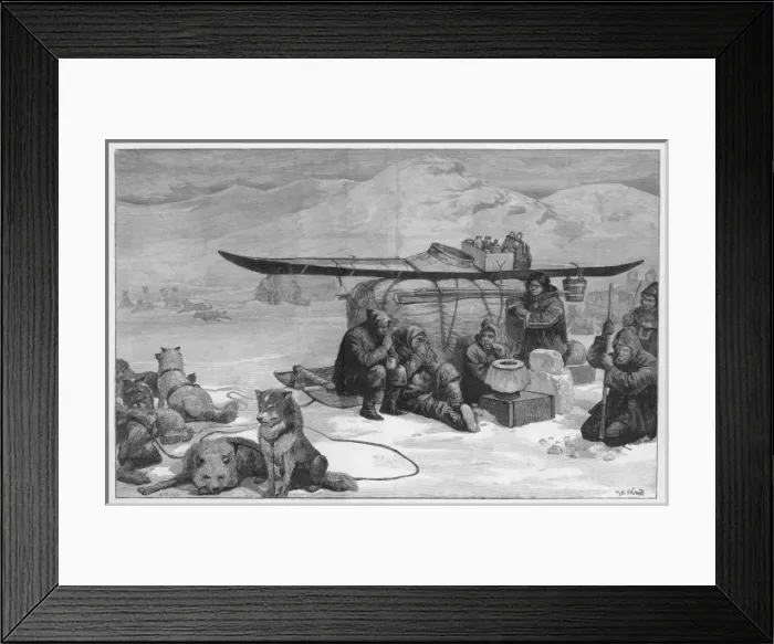 Framed Print : De Long / Sledge Party Framed Print : De Long / Sledge Party
